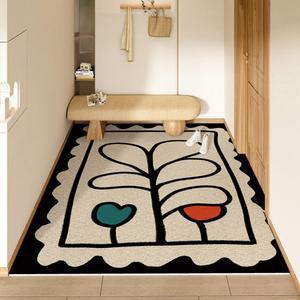 플라워 출입문 코일 매트 8종 입구 HAPPY 스마일 무지개 반고흐 학원 실외 로즈 카페