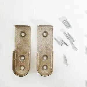 옷봉 소켓 2개 행거 이불장 장롱 걸이옷걸이봉소켓 고정 일자형 가구