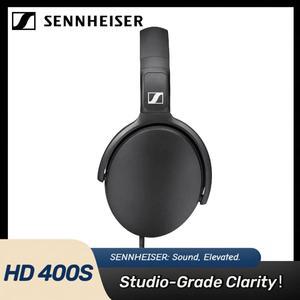 Sennheiser HD 400S Around-Ear 헤드폰 소음 차단 이어폰 스테레오 음악 접이식 스포츠 헤드셋 휴대 용 깊