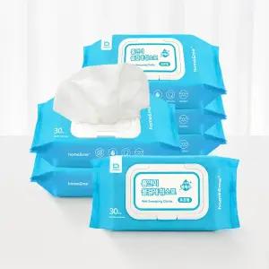 물걸레 청소포 표준형 180매 청소물티슈 캡형 (30매X6팩)