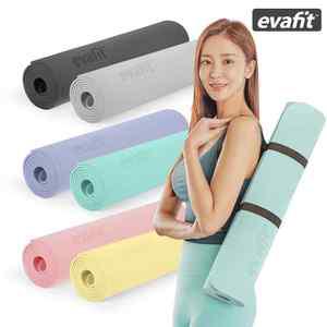 EVAFIT 파스텔 TPE 요가매트 6mm 홈트레이닝