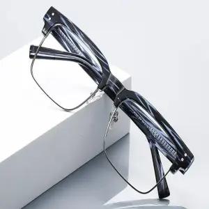 무테 뿔테 안경테 긱시크 블루라이트차단안경 뿔테안경 안경 티타늄 MR2205