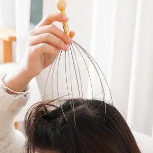 휴대용 두피 마사지기 문어발 헤어 지압