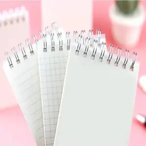 휴대수첩 무지노트 세로형노트 메모수첩 스프링수첩 라인노트 세로형 수첩