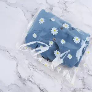 플라워 투명 음식 견과류 채소 야채 슬리퍼 지퍼백 22x30 신발