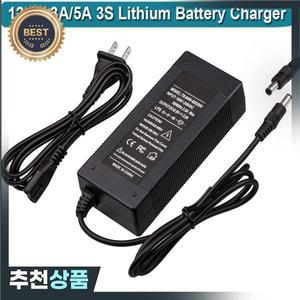 11.1V 12V 12.6V 3String 충전식 리튬 팩 DC 2.1mm X 5.5용 10A 5A 이온 배터리 충전기 전원 어댑터