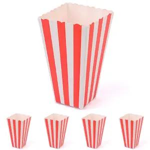 사각 꼬깔 종이컵 10개 팝콘컵 종이용기 접이식 상자/팝콘/용기/일회용/1회용/꼬깔컵/접이/휴대/휴대용/사