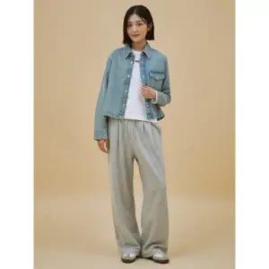 [폴햄](타임스퀘어점리빙관)여성 투턱 와이드 트레이닝 팬츠 PHF4PT2219