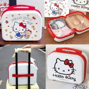 헬로키티 기내용 미니 캐리어 레디백 베어 화이트 캐릭터 14인치 여행 가방 보스턴백 보조 서머
