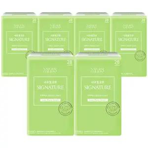 내츄럴코튼 [시그니처] 롱 팬티라이너 28Px6팩