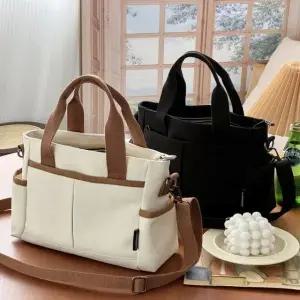 2컬러 보부상백 학생가방 캔버스백 숄더백 크로스백 (WFJDRQK)