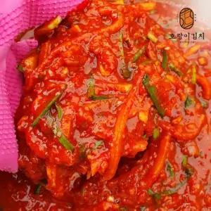 국산 전라도 김장 김치 양념 김치속  당일발송)