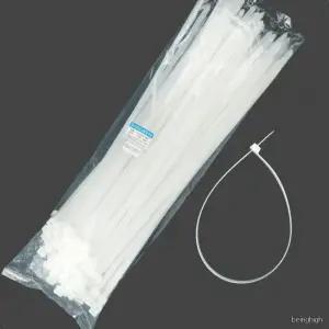 폭12mm 길이600mm 두꺼운 케이블타이 100개 대용량 전선 배선 정리 묶음밴드