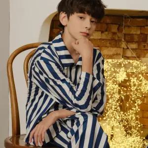 마밤 MSMV 피치기모 아동 주니어 잠옷 초등학생 파자마 실내복 세트 트래블러ST블루