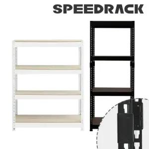 무볼트 조립식 철제 선반 앵글 1200 x 900 x 1800 h) - 4단  분리기둥)