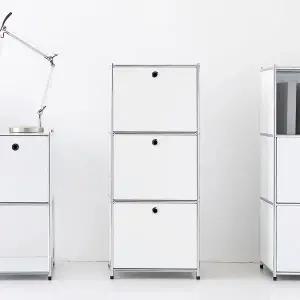 모듈수납장 인테리어 거실 침실 수납 선반장 미드센츄리