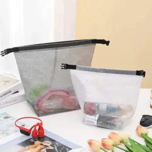 다용도 EVA 드라이백 방수가방 버클 수영장 워터파크 물놀이 가방 내용물 확인가능