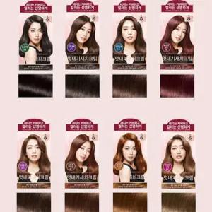 미용실염색약 세치염색약 려 멋내기 우아채 새치크림 염색약 6컬러