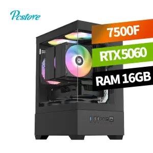 피씨스토어 AMD 베스트 오버워치 게이밍PC 라이젠5 7500F RTX5060 (16GB, M.2 500GB)