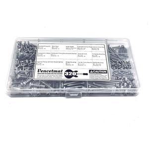 [미국배송] 기타 나사 키트 304 스테인리스 스틸 #2#3#4#6#8 핏 펜더 및 깁슨 픽가드 넥 플레이트 튜닝 험버커 싱글코일 픽업 트러스로드 커버 브리지 선택 스위치(스테인리스 스틸 코팅되지 않음)