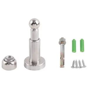 충격완화 스프링 문고정 자석스토퍼 2개/현관문/받침대/자석/스토퍼/무타공/슬라이딩/도어/스텐/도어스토퍼