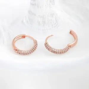 [오노마] ONM 골드핀귀걸이 14K 라인 귀걸이 큐빅 원터치 금