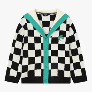 [셀러허브 1][셀덴] 체크오버핏가디건_EDCK23W05