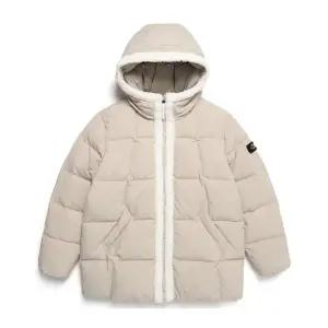 [내셔널지오그래픽](본점)여성 라루스 코지 덕다운 중기장 후드 다운 점퍼 2컬러 N234WDW080