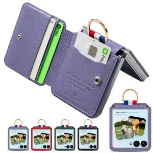 갤럭시 Z플립7 플립7 6 5 4 3 카드수납 케이스 뷔에르 포켓 핑거링 고리형