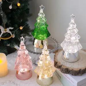 생활잇 투명 트리 워터볼 오르골 소 크리스마스멜로디 트리소품
