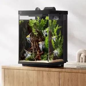 스마트 소형 어항 자동 환수 미니 수조 LED 무드등 일체형 열대어 키우기용