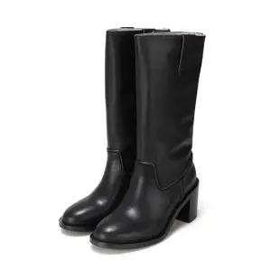 바바라 소가죽 여성하프부츠 7cm_BBG868