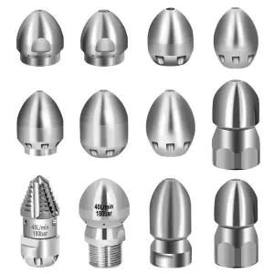 하수구 노즐 헤드 배관 파이프 호스 하수관 청소 고압