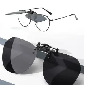 편광 클립 선글라스 안경 위 덮경 미러렌즈 골프