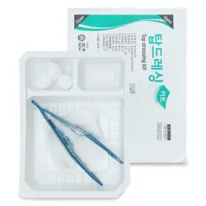 메디탑 일회용 탑드레싱키트 E형 낱개 1개 멸균 드레싱 소독 포셉키트