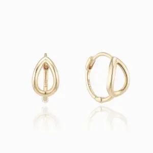 [로이드](센텀시티점)라인 물방울 14K 원터치 귀걸이 LOTP3002T