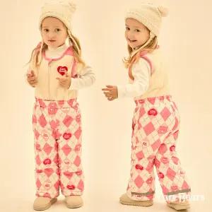 러브어랏 아가일패턴 스키팬츠