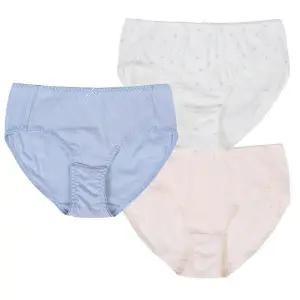 [애니바디](광주신세계)미디 면 3매입 팬티-블루플라워 ANPD25S05