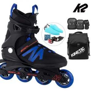 [케이투스케이트]성인 인라인스케이트 K2 키네틱 80 프로 M 블루 성인용 인라인+가방+보호대 신발항균건...
