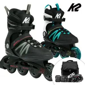 [케이투스케이트]성인 인라인스케이트 K2 키네틱 80 모음 성인용 인라인+가방+보호대+헬멧 신발항균건조...
