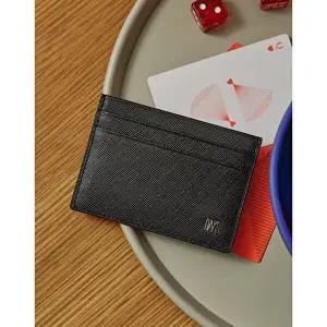 [닥스]닥스 액세서리 남성 [스테디셀러] 블랙 로고장식 소가죽 카드지갑  (WBHO4F726BK)