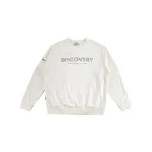 디스커버리 공용 로건 기모 맨투맨 DXMT71036-IVS