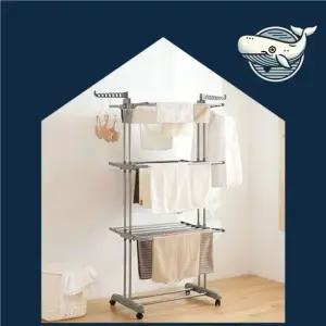 접이식 3단 빨래건조대 수건 이불 걸이대 벽면부착건조대 와이셔츠건조대 2단건조대