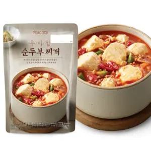 [피코크] 순두부찌개 5개 (500gX5개)
