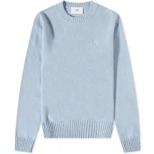 아미 스몰 하트 캐시미어 니트 HKS007 437페일블루