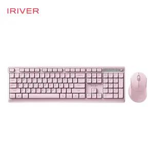 아이리버 WS101 항균 저소음 사무용 무선 키보드 무소음 마우스 세트 핑크