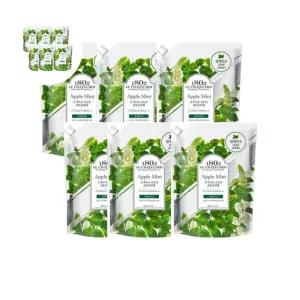 유연제 실내건조 르샤트라 1.6L 애플민트 6개입 리필