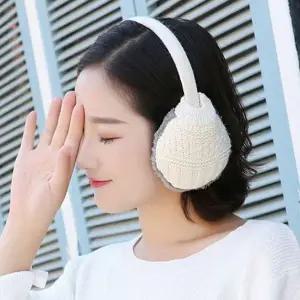 [알티피아]겨울 방한 니트 귀도리 여자 귀마개 골프 털 귀덮개 니트귀마개