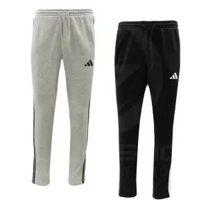 아디다스 빅사이즈 삼선 플리스 기모 팬츠 카고 조거