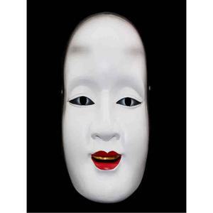 가면 마스크 코스프레 성인용 페이스 일본 여성귀신 신부 종이탈 무도회